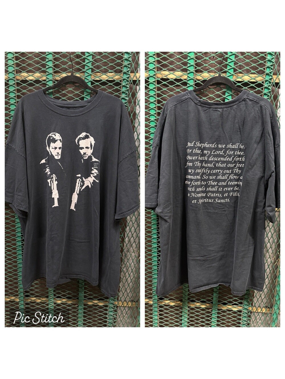Vintage The Boondock Saints Execution Prayer Shirt Movie TV Promo Tee 4XL Rare!